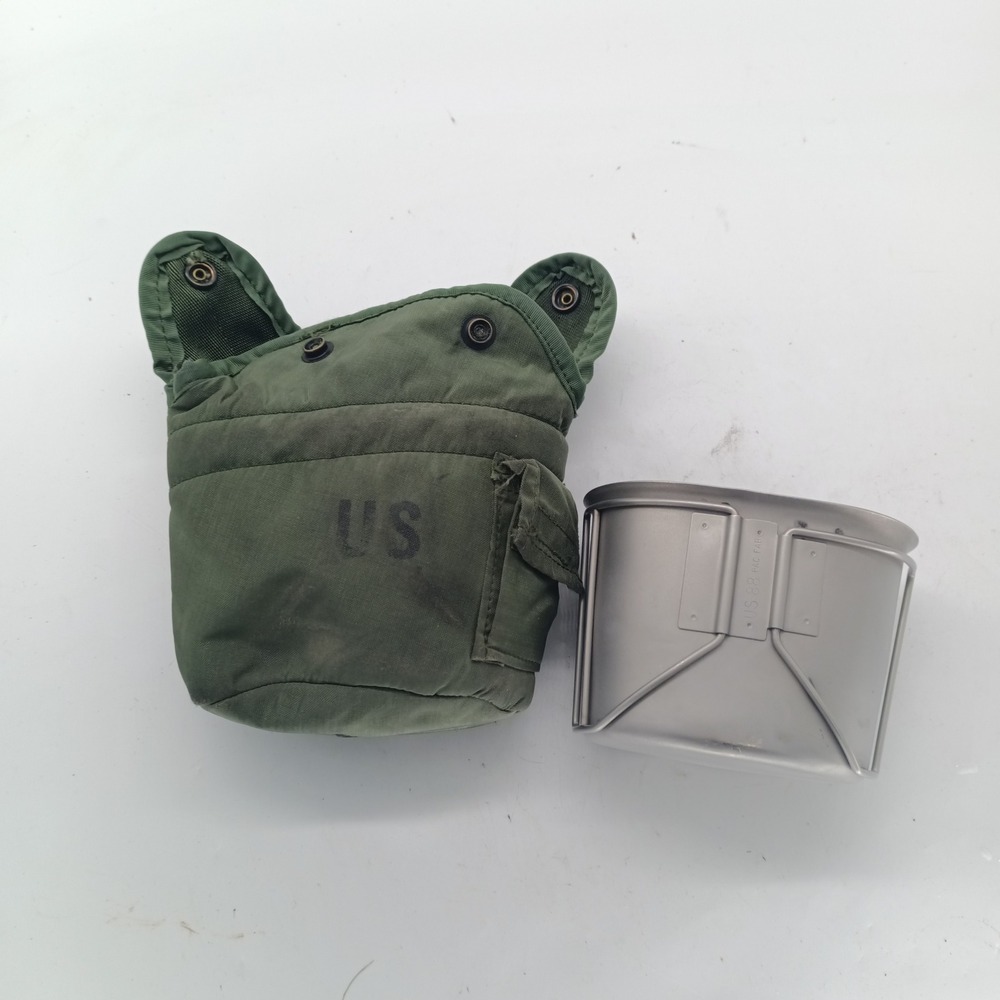 US Military LC-2 Canteen Cover 8465-00-860-0256 Stainless Canteen Cup Set a14